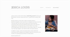 Desktop Screenshot of jessicaloudis.com